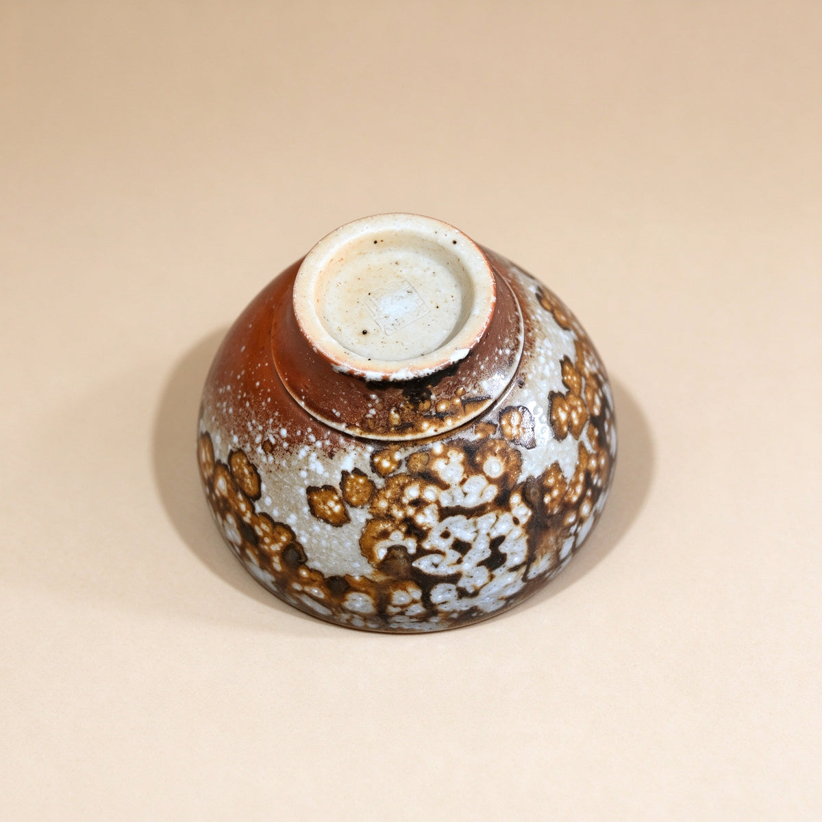 Snowfall Shino Wood-Fired Tea Cup — 70 ml — detail 5