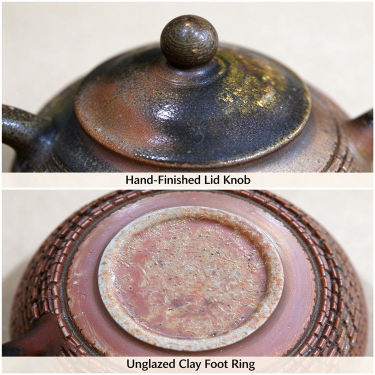 Airtight Lid Fit and Unglazed Sand Footring Details